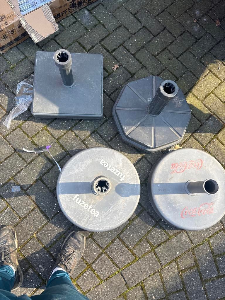 Parasolvoeten, Ophalen, Gebruikt, Parasolvoet