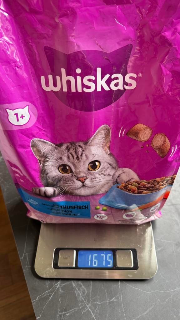 Whiskas tonijn 1,5 kg, Ophalen, Zo goed als nieuw