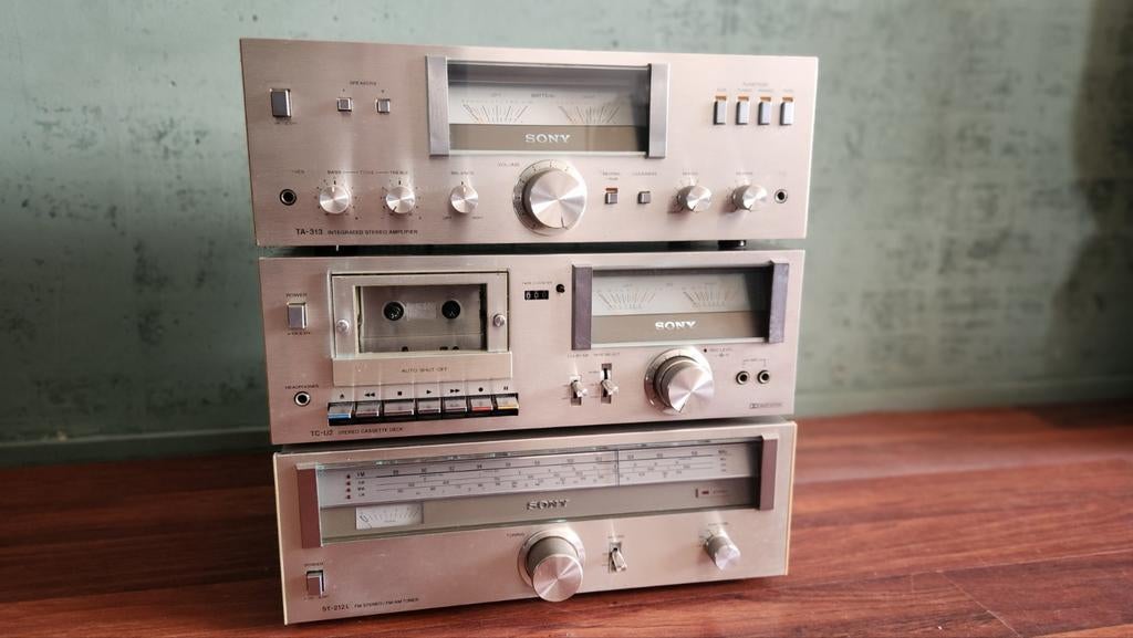 Sony - ST-313L & TC-U2 - Lecteur de cassettes, Tuner