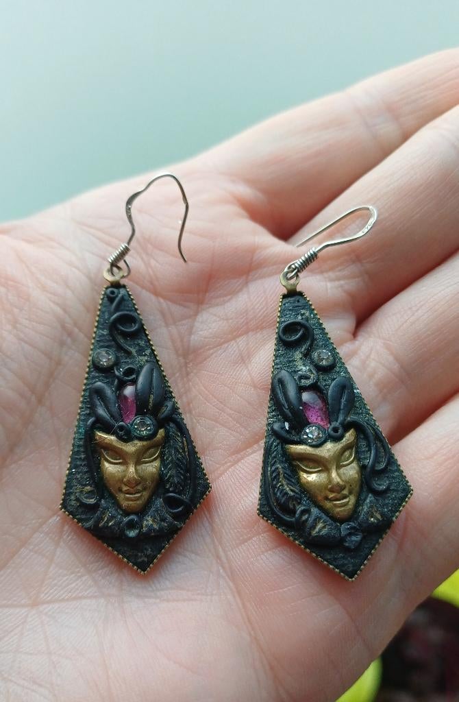 Oorringen zilver, Ophalen of Verzenden, Zo goed als nieuw, Met edelsteen, Zilver