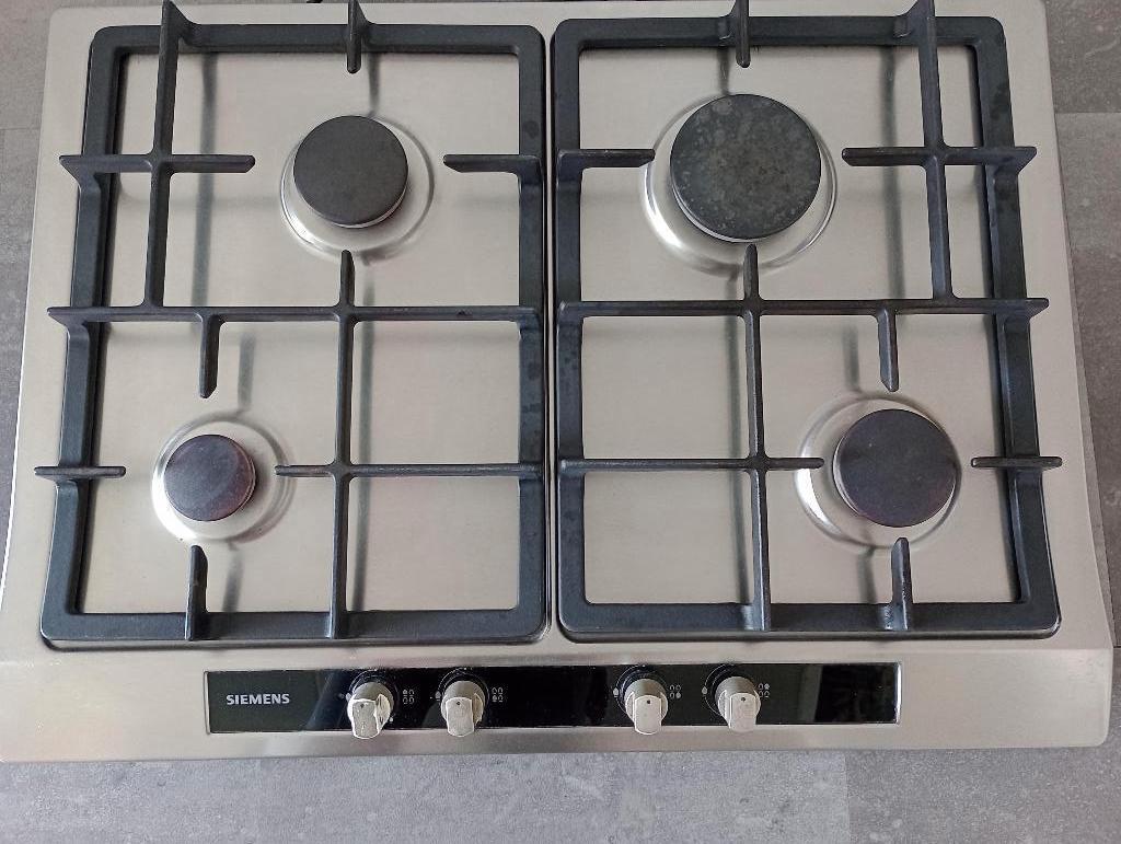 Gaskookplaat, Witgoed en Apparatuur, Kookplaten, Ophalen, Gebruikt, 4 kookzones, Inbouw