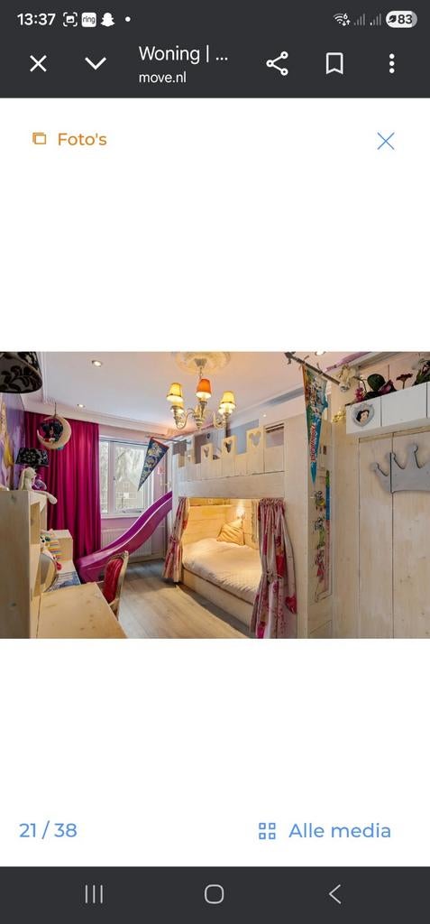 Complete Disney kinderkamer met bed en sterrenhemel, Ophalen of Verzenden, Jongetje of Meisje