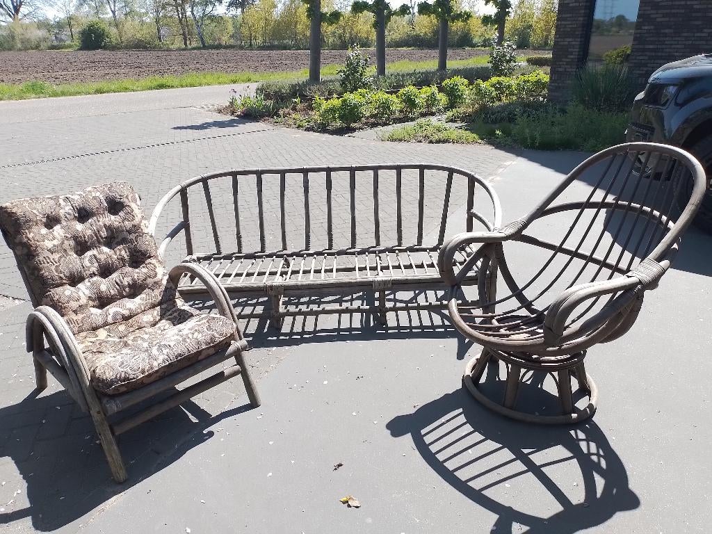 rotan meubels, Ophalen, Minder dan 50 cm, Gebruikt, Minder dan 75 cm