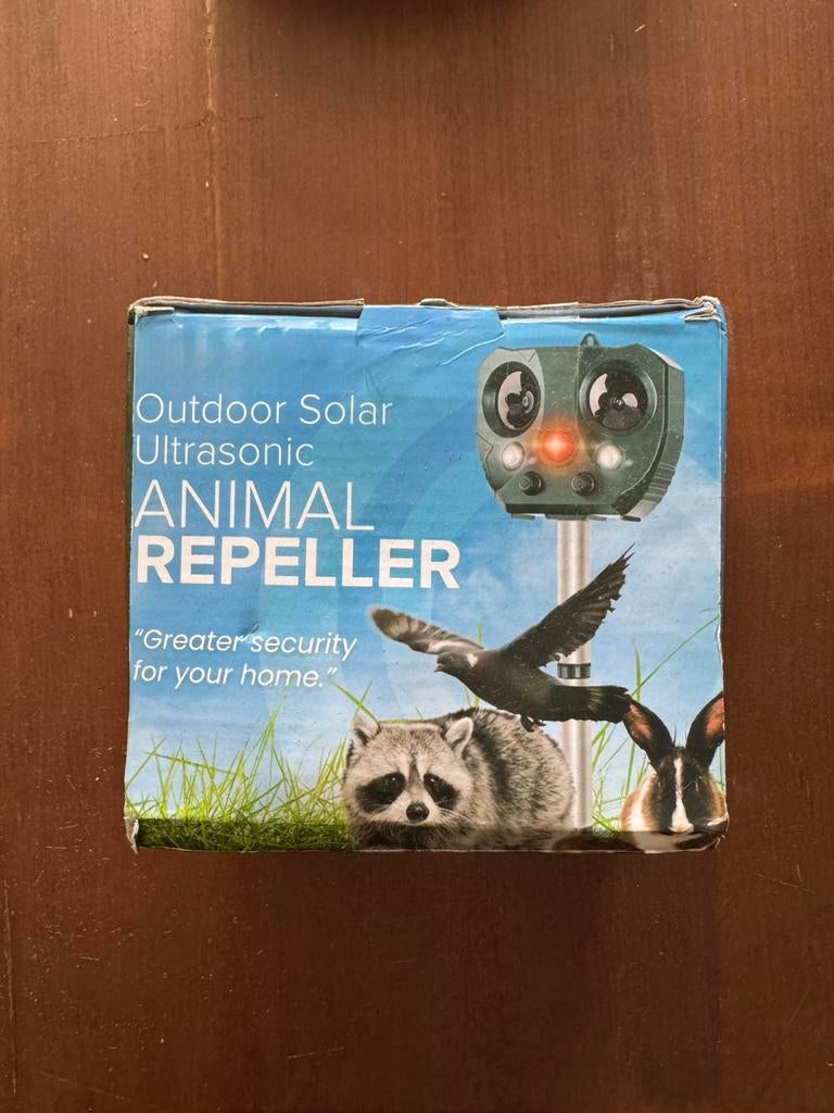 Ultrasone kattenverjager op zonne-energie nieuw, Ophalen of Verzenden, Nieuw