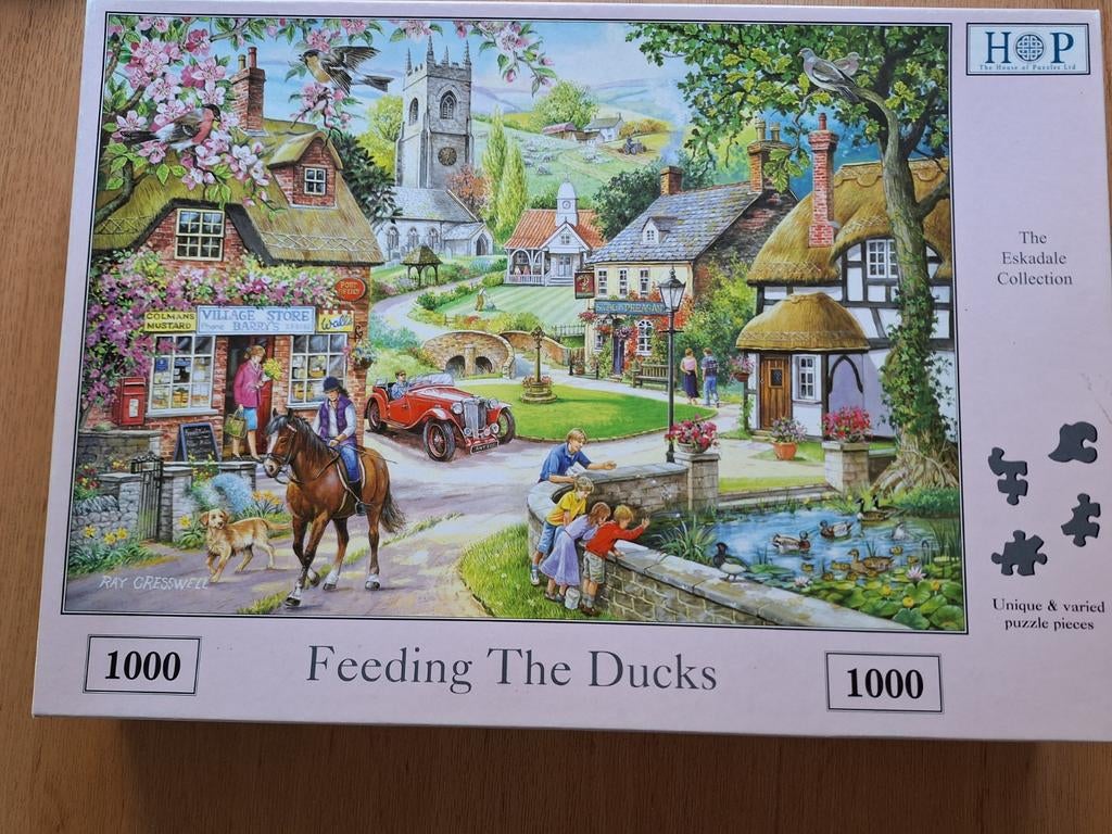 HOP puzzel, Hobby en Vrije tijd, Denksport en Puzzels, Ophalen, 500 t/m 1500 stukjes, Zo goed als nieuw