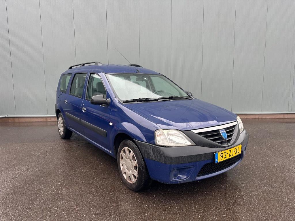Dacia Logan MCV 1.6 Ambiance AIRCO | NAP ! (bj 2008), Auto's, Dacia, 4 cilinders, Blauw, 620 kg, 49 €/maand