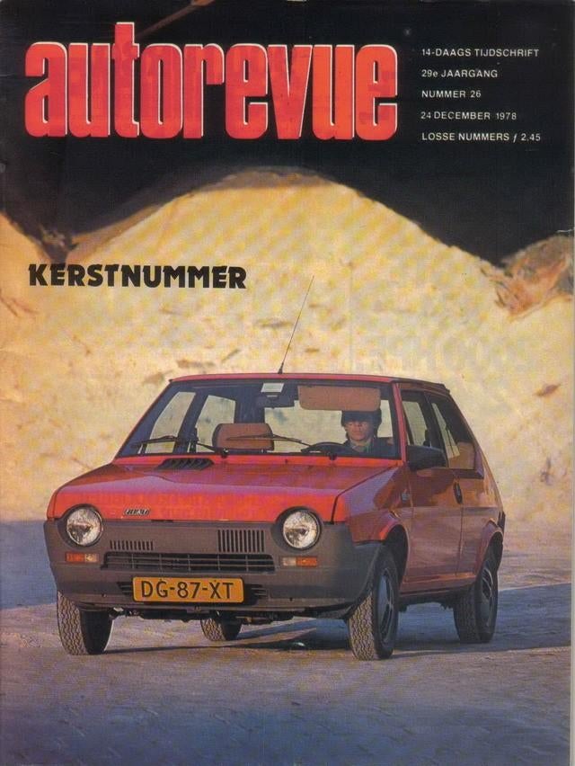 Autorevue 26 1978 : Fiat Ritmo 75 CL - Campers, Ophalen of Verzenden, Gelezen, Algemeen
