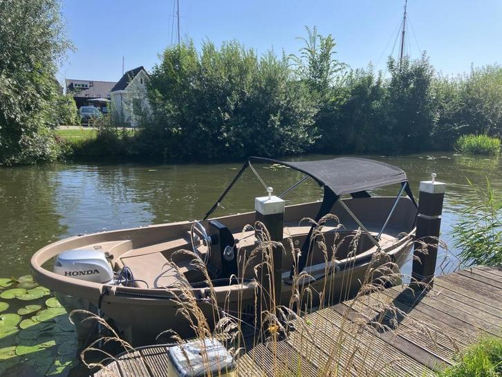 Whaly 450 Classic Cappucino, Watersport en Boten, Sloepen, Gebruikt, Tot 10 pk, 3 tot 6 meter, Buitenboordmotor, Benzine, Polyester