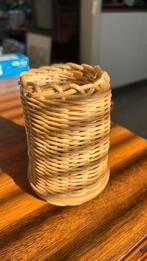 Laatste kans! Rieten pennenbakje l/ standaard, Ophalen of Verzenden, Zo goed als nieuw