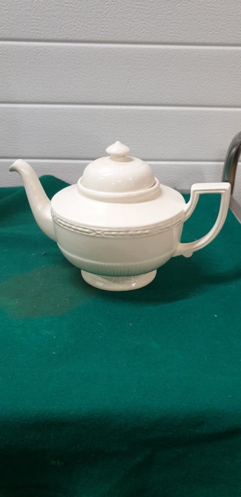 -	Theepot recamier creme aardewerk, Ophalen of Verzenden