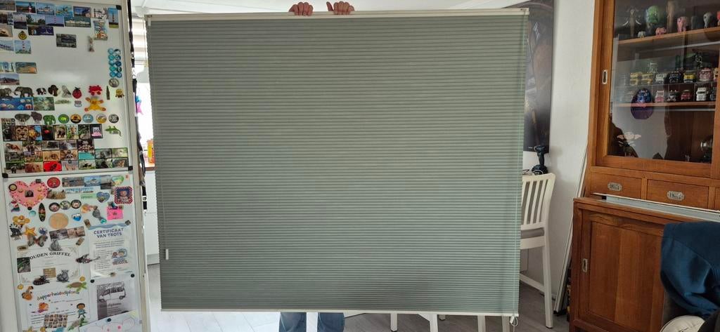 Plissé gordijn verduisterend top down and bottom up, Huis en Inrichting, Ophalen, Gebruikt, 150 tot 200 cm, Groen