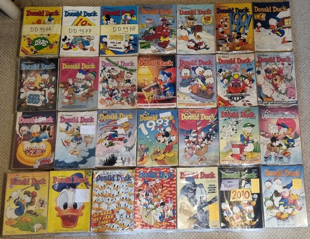 Donald Duck Weekblad complete jaargangen van 1955 t/m 2022, Complete serie of reeks, Ophalen of Verzenden, Zo goed als nieuw, Donald Duck