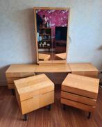 te koop: set kaptafel 2 nachtkastjes, retro vintage jaren 60, Ophalen, Huis en Inrichting