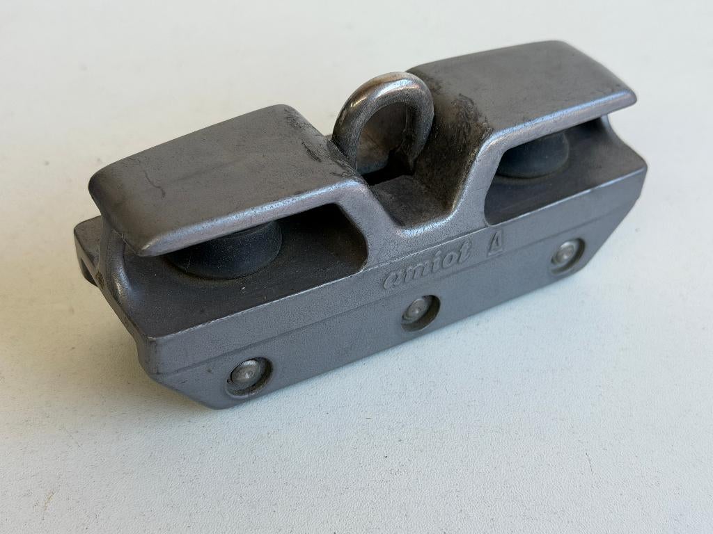 Amiot kar / slede 2 schijfs, Watersport en Boten, Ophalen of Verzenden, Gebruikt, Lijn of Blok