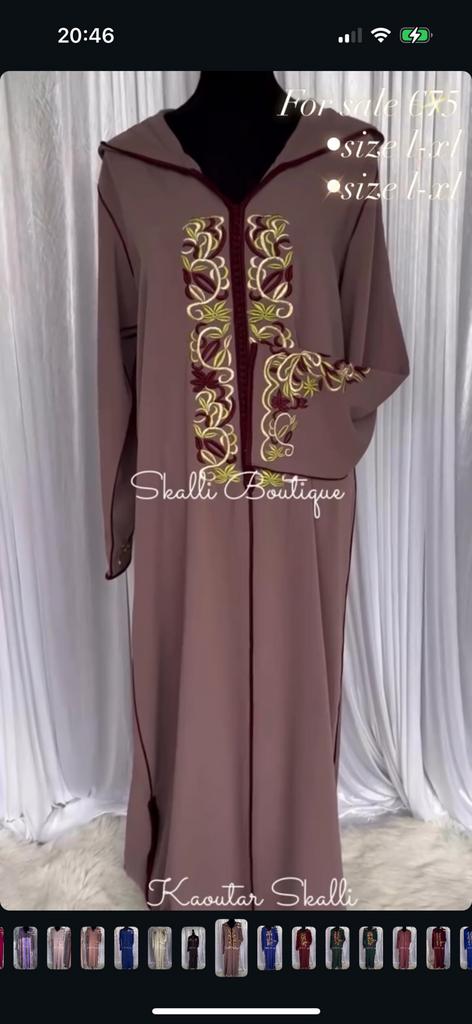 Jelaba taupe l/xl, Kleding | Dames, Gelegenheidskleding, Overige typen, Bruin, Maat 46/48 (XL) of groter, Ophalen of Verzenden
