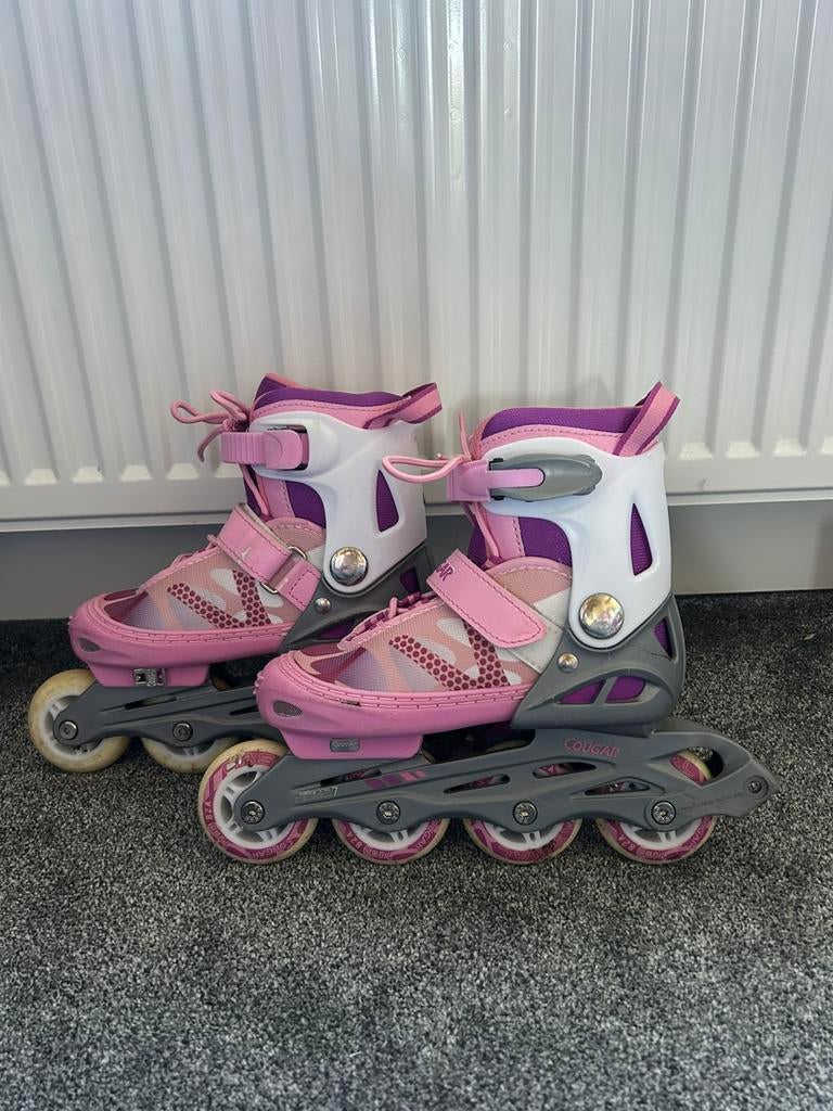 Roze skeelers van Cougar maat 35-38 te koop, Sport en Fitness, Skeelers, Ophalen of Verzenden, Zo goed als nieuw, Overige merken