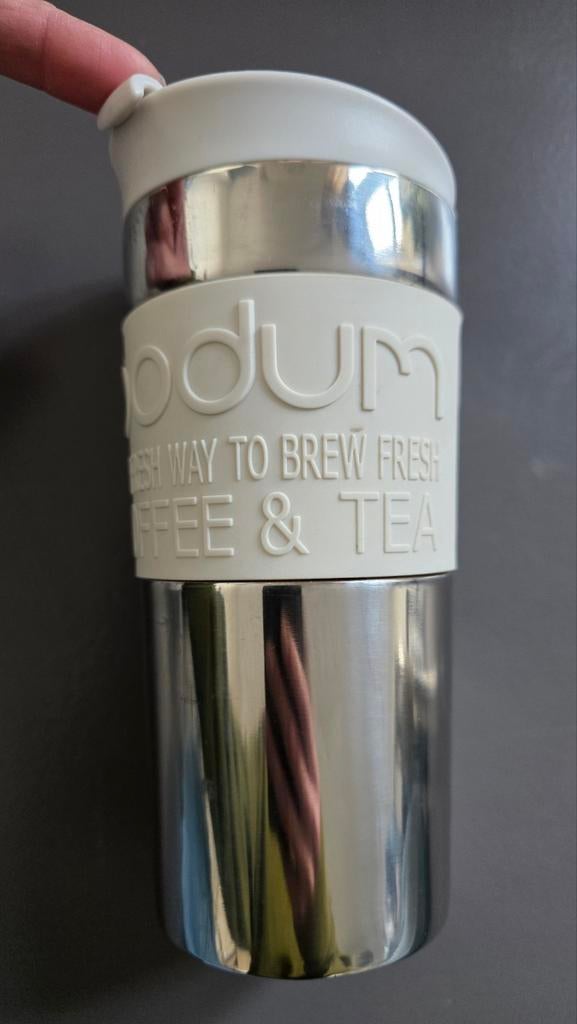 Bodum reisbeker rvs, Ophalen of Verzenden, Beige