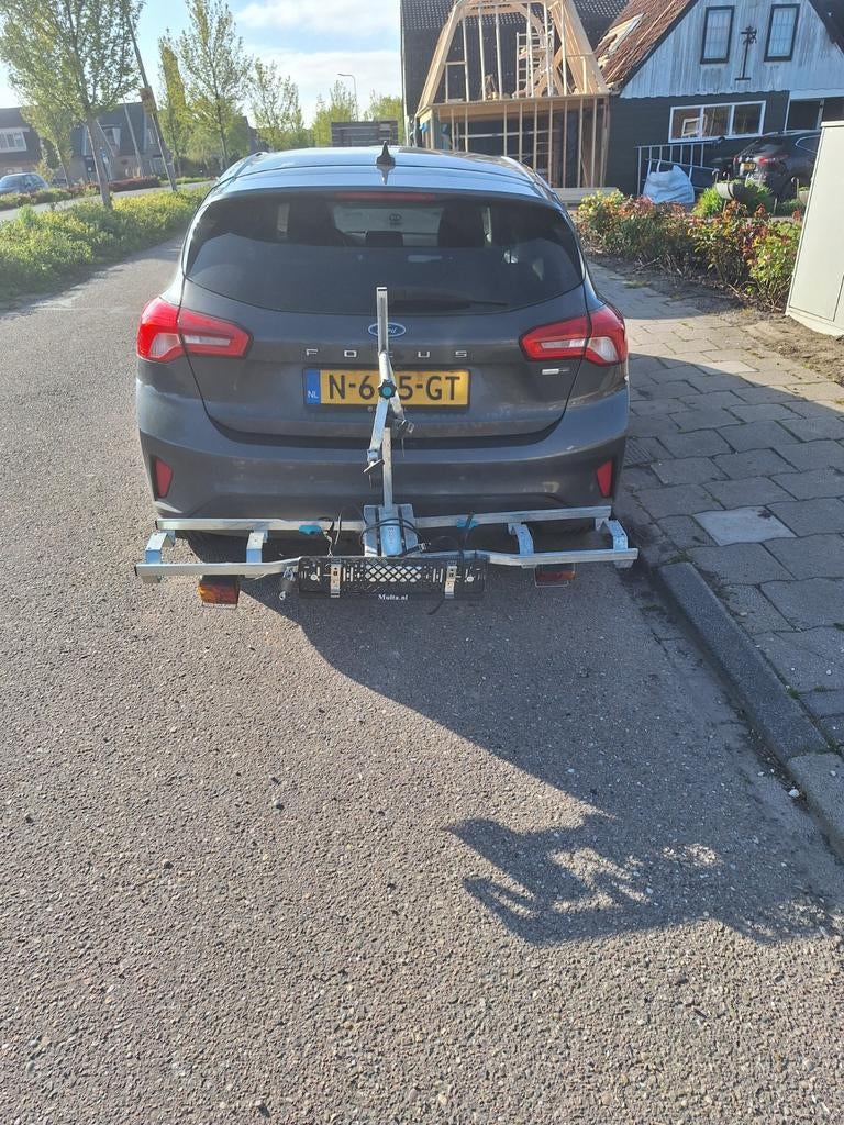 Robuuste trekhaakdrager voor 2 fietsen, Ophalen, Gebruikt, Trekhaakdrager