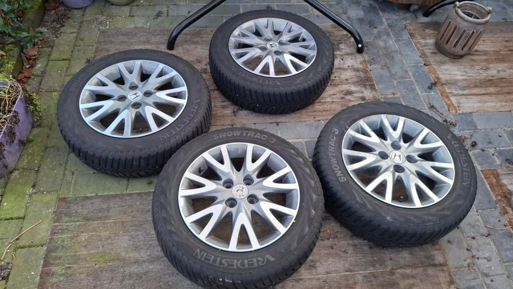 Set velgen met Vredestein winterbanden, Auto-onderdelen, Banden en Velgen, Ophalen of Verzenden, Winterbanden, Velg(en)