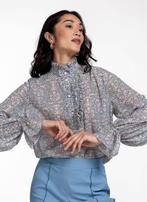 Studio Anneloes Odette voile blouse XS, Ophalen of Verzenden, Zo goed als nieuw, Maat 34 (XS) of kleiner, Beige