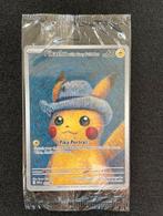Pikachu met Grijze Vilten Hoed - Van Gogh Pokémon Kaart, Ophalen, Nieuw, Losse kaart