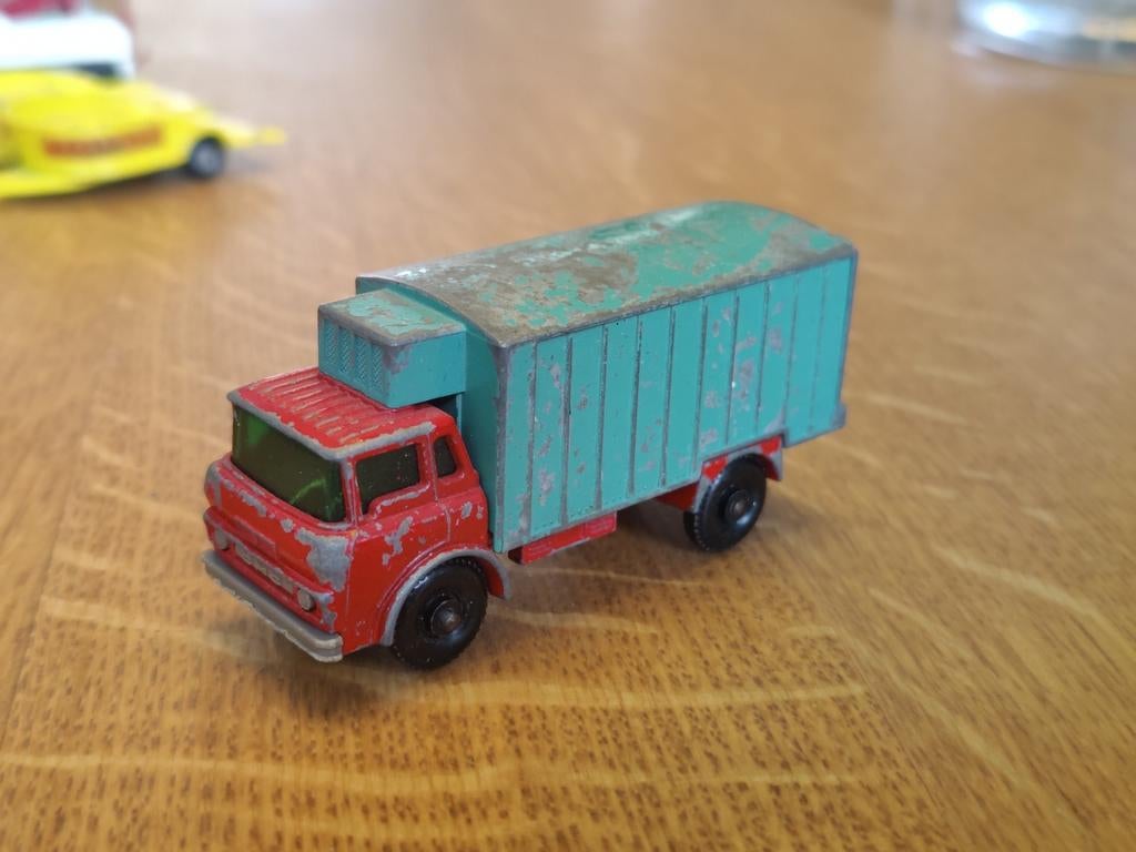 Matchbox GMC Refrigerator Truck, Ophalen of Verzenden, Zo goed als nieuw, Bus of Vrachtwagen