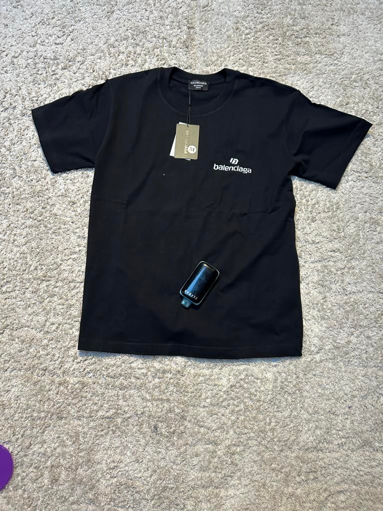 Balenciaga T-shirt, zwart en wit, maat M, Kleding | Dames, T-shirts, Maat 38/40 (M), Zwart, Ophalen of Verzenden, Zo goed als nieuw
