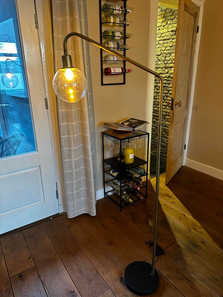 Voetlamp “karwei Jade”, Ophalen, Zo goed als nieuw, Metaal, 150 tot 200 cm