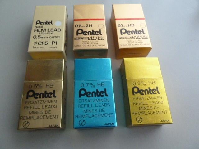 Pentel vulpotlood vullingen 0,5 en 0,9 mm, Ophalen of Verzenden, Nieuw, Overige typen
