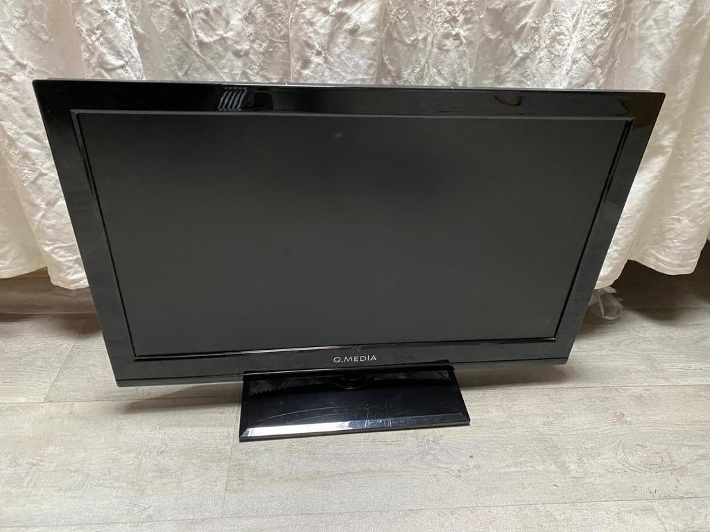 Q.MEDIA 23.6" LED TV, 50 Hz, Ophalen, Overige merken, Gebruikt