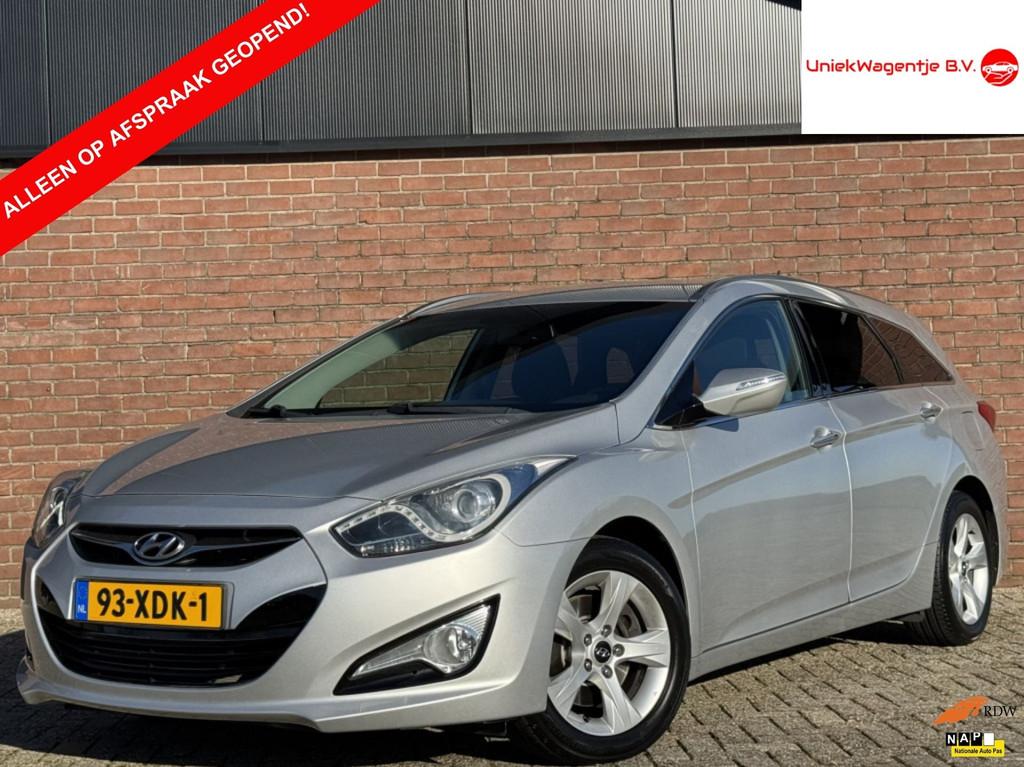 Hyundai i40 Wagon 2.0 GDI I-MOTION | NL-AUTO! | 1E EIGENAAR!, Auto's, Hyundai, Euro 5, Stof, Zwart, 4 cilinders