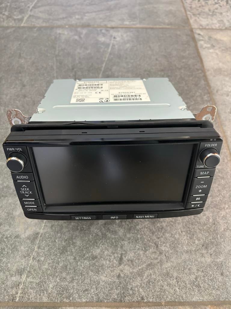 Mitsubishi Electric Auto Radio Navigatie Systeem W-12, Auto diversen, Ophalen of Verzenden, Zo goed als nieuw