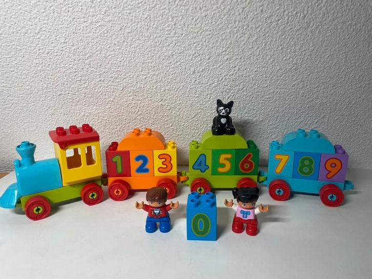 Duplo 10847 Getallentrein, Kinderen en Baby's, Speelgoed | Duplo en Lego, Zo goed als nieuw, Duplo, Complete set, Ophalen of Verzenden