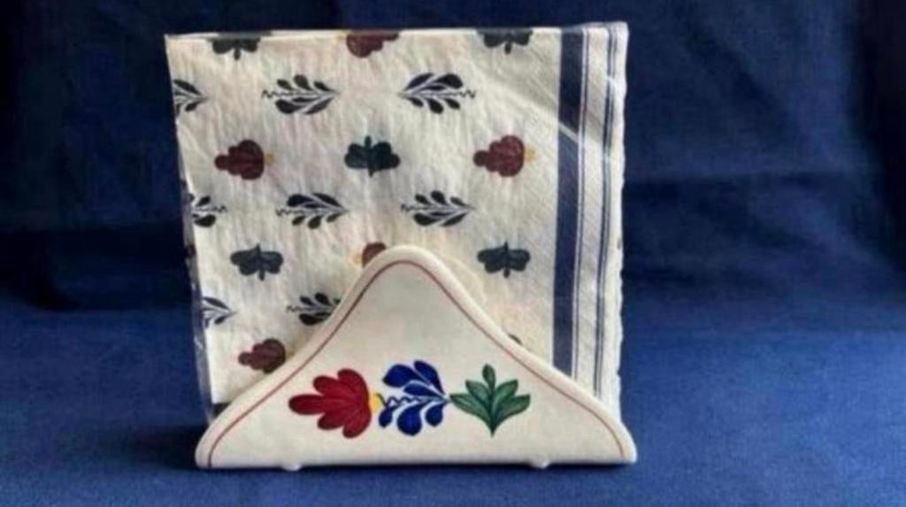 Boerenbont servethouder, Huis en Inrichting, Keuken | Servies, Overige typen, Ophalen of Verzenden, Zo goed als nieuw, Aardewerk