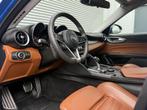 Alfa Romeo Giulia 2.0 Veloce 4 W Drive 280 Pk Auto Led Camer, Auto's, Alfa Romeo, Gebruikt, 4 cilinders, Met garantie (alle), Blauw