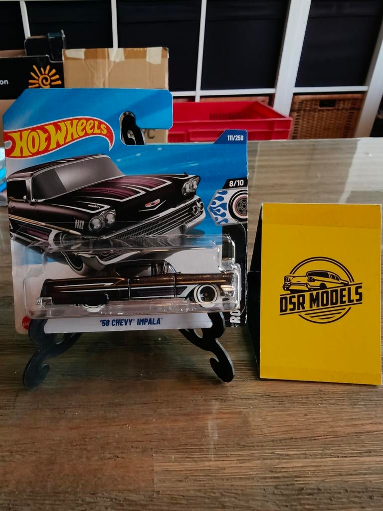 Chevy impala 1958, Hobby en Vrije tijd, Modelauto's | Overige schalen, Nieuw, Auto, Ophalen of Verzenden
