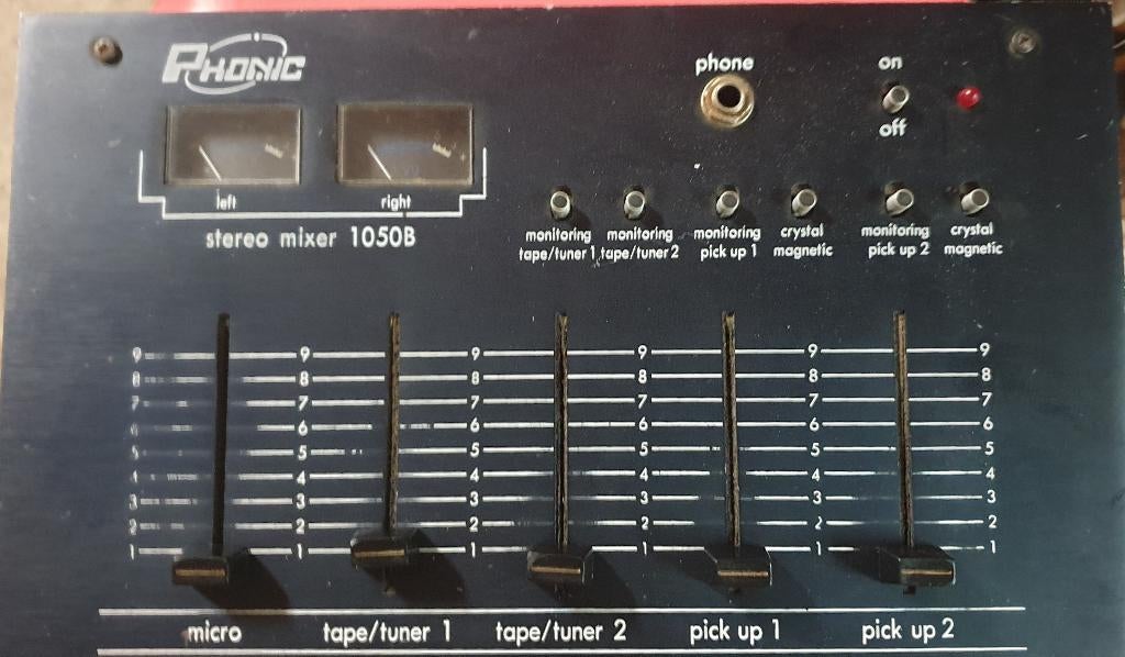 phonic 5 kanaals mengpaneel 5 din aansluitingen, Ophalen, Gebruikt, 5 tot 10 kanalen
