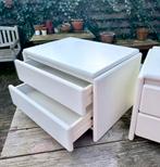 Witte Auping Auronde nachtkastjes, Ophalen, Gebruikt, Minder dan 45 cm, Minder dan 55 cm