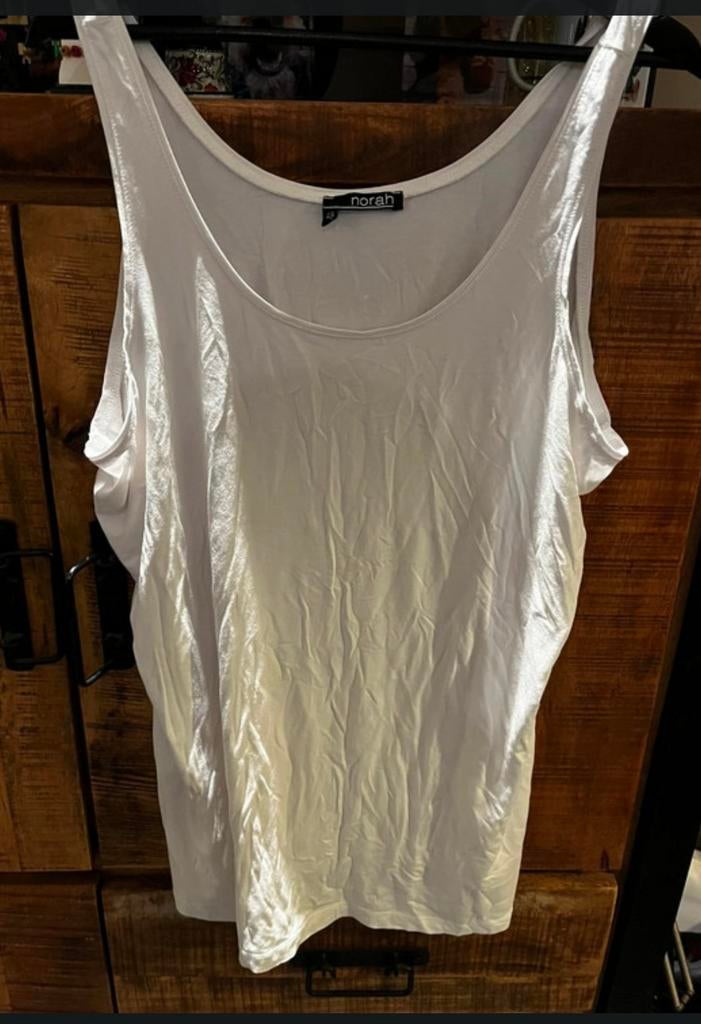 Norah Witte Top 48, Ophalen of Verzenden, Zo goed als nieuw, Wit, Shirt of Top