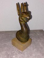 BRONS GRIFFIOEN BEELDJE, Ophalen of Verzenden, Brons