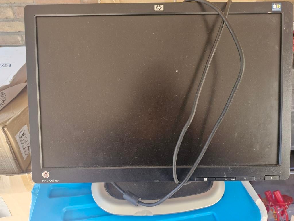 HP L1945wv monitor - Gebruikt, Computers en Software, Monitoren, Gebruikt, Kantelbaar, Ophalen of Verzenden, HP