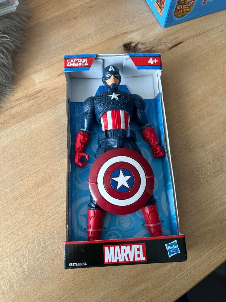Captain America actiefiguur Marvel Hasbro nieuw in doos, Kinderen en Baby's, Speelgoed | Actiefiguren, Ophalen of Verzenden, Nieuw