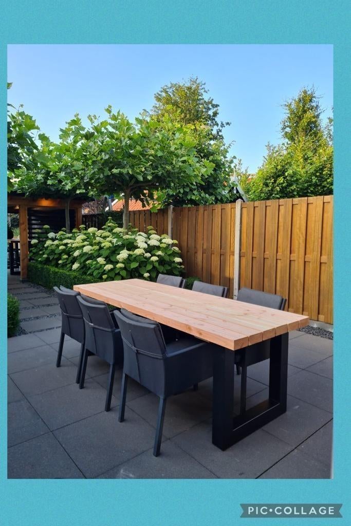 Tuintafel Douglas, 1 tot 2 meter, Minder dan 3 meter, Ophalen of Verzenden, Nieuw