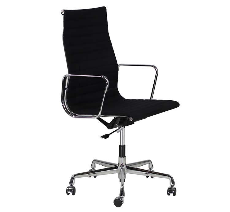 Vitra EA 119 Eames Bureaustoel | Zwart & Chroom 21887, Ophalen, Gebruikt, Zwart, Bureaustoel