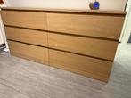 Malm kast ikea - hout kleur - 6 lades, 5 laden of meer, 150 tot 200 cm, Ophalen of Verzenden, Zo goed als nieuw