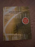 Applied Statistics for the Behavioral Sciences - Studieboek, Boeken, Studieboeken en Cursussen, Ophalen of Verzenden, Gelezen