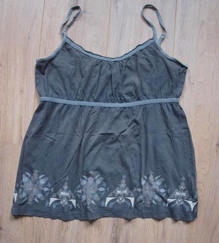 Esprit Grijze Zomertop (XL), Kleding | Dames, Tops, Gedragen, Maat 46/48 (XL) of groter, Grijs, Zonder mouw, Ophalen of Verzenden