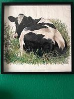 Schilderij Borduurwerk koe, Antiek en Kunst, Kunst | Schilderijen | Klassiek, Ophalen