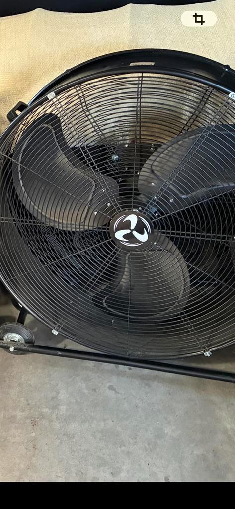 Grote ventilator, Witgoed en Apparatuur, Ventilatoren, Zo goed als nieuw, Vloerventilator, Ophalen