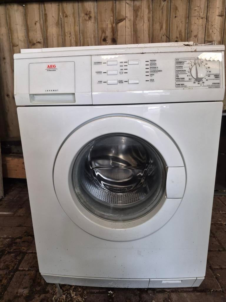 AEG Lavamat Wasmachine - Betrouwbaar en Efficiënt, Witgoed en Apparatuur, Wasmachines, Ophalen, Gebruikt, Voorlader, 85 tot 90 cm
